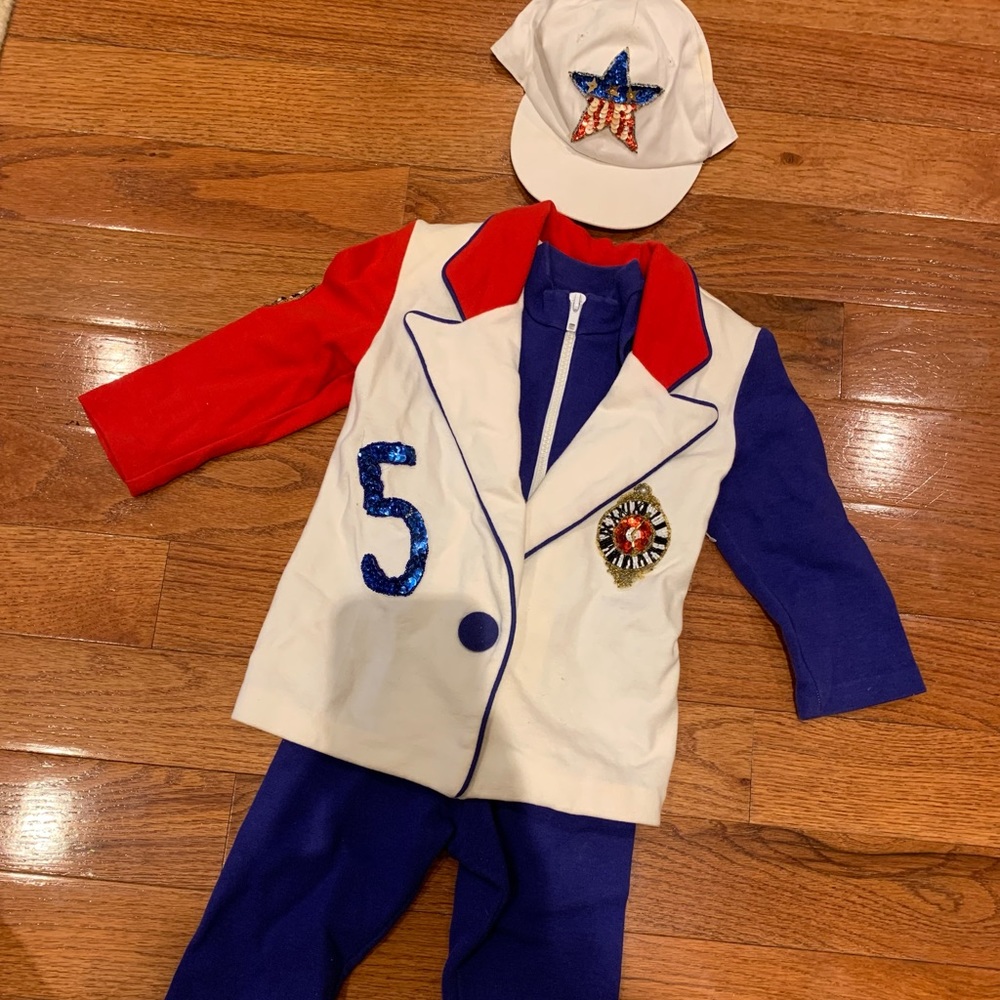 Vintage Toddler 4 3-piece Sequinned Jockey set